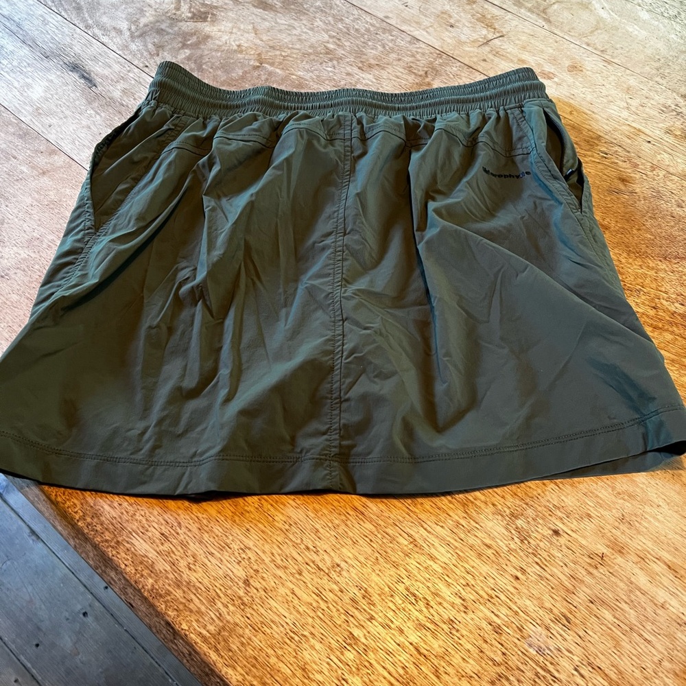 Olive Green Women's Skirt Short